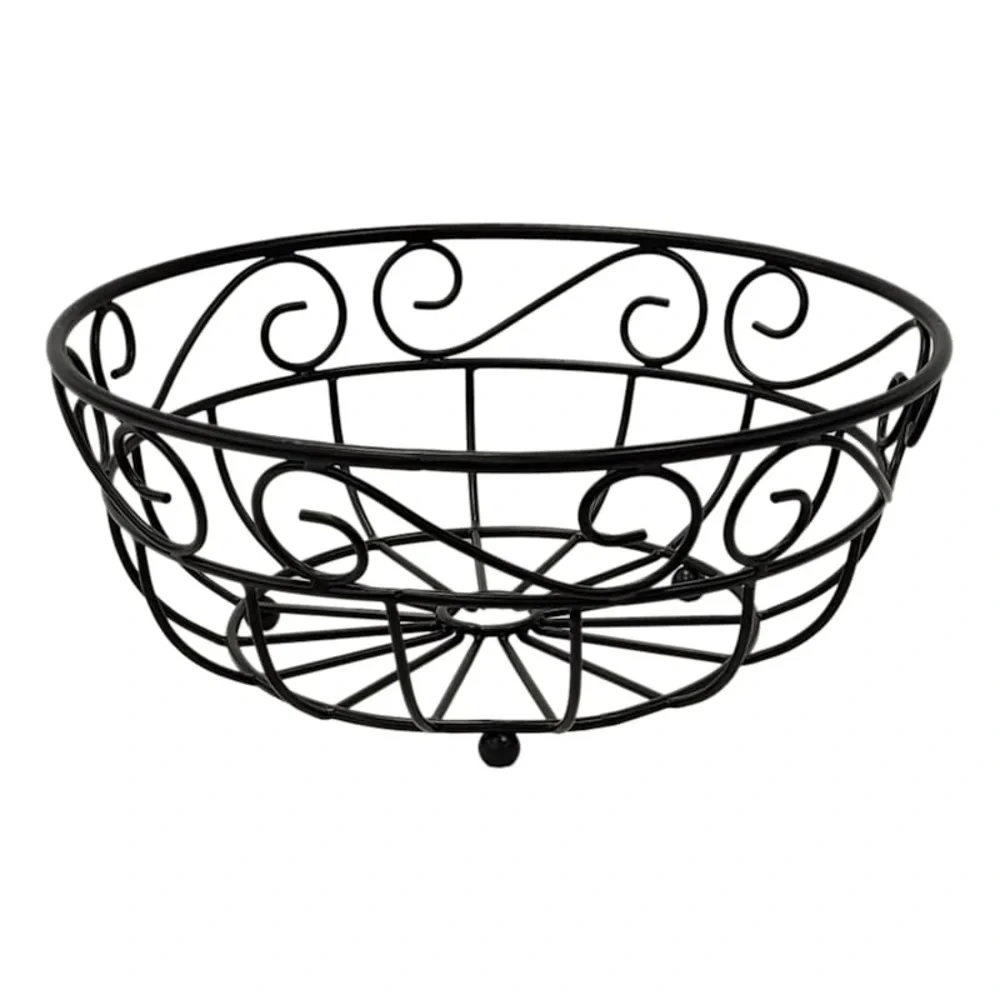 Decorative Brown Metal Fruit Bowl(New)